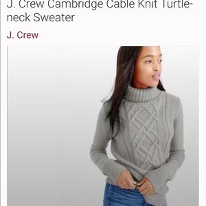 J. Crew turtleneck sweater